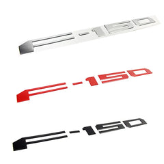 3D F-150 Letters Nameplate Built Badge Sticker for Ford F-150 Rear Tailgate / Trunk