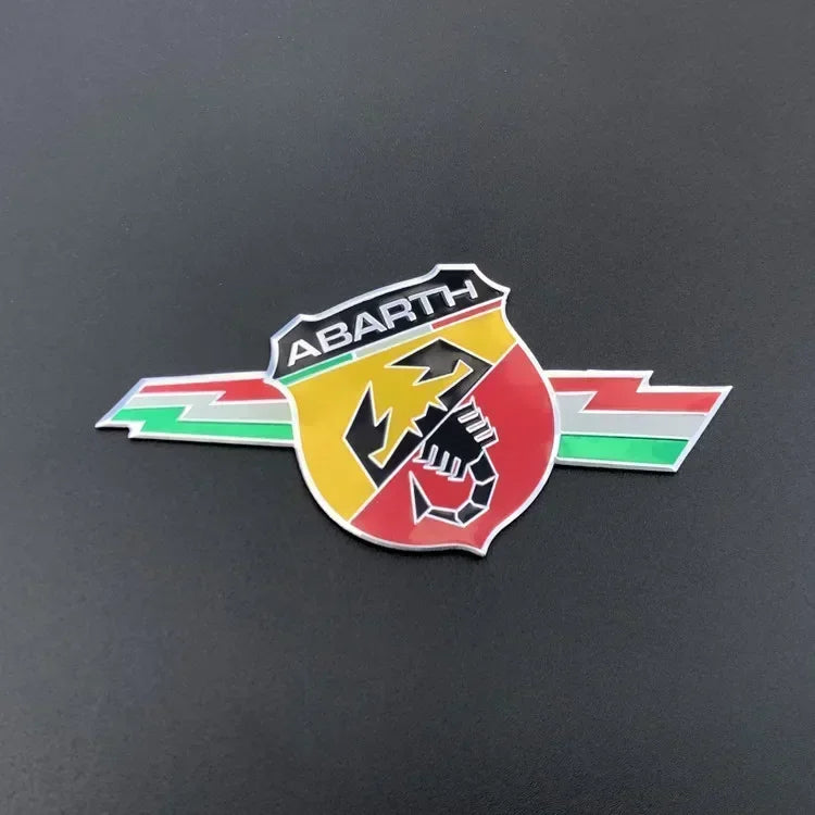 3D Aluminum Emblem Badge for Fiat 500/124/Punto | Trunk Fender Decal