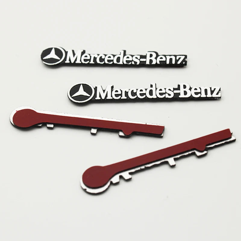 Aluminum AMG Emblem Sticker for Mercedes-Benz W204 / W203 / W211 / W212 / W205 | Car Badge