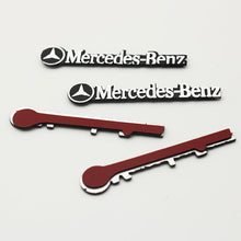 Cargar imagen en el visor de la galería, Aluminum AMG Emblem Sticker for Mercedes-Benz W204 / W203 / W211 / W212 / W205 | Car Badge
