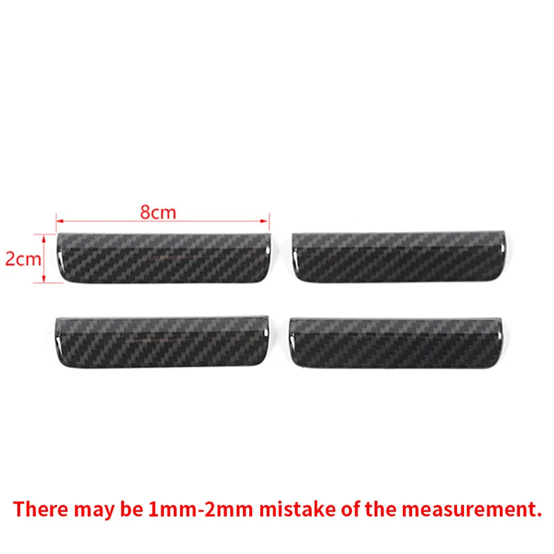 BAWA Car Door Inner Handle Decoration Stickers Protection Cover Interior Accessories For Ford F150 2021 2022 2023 2024 2025