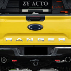 For Ford Ranger 2023 2024 2025 Tailgate Insert Letters Rear Door Logo Letter Rear Emblem Door Tailgate Letters Trim Accessories