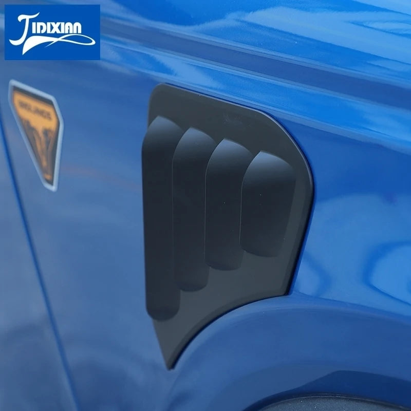 JIDIXIAN Fit for Ford Bronco 2021-2026 Car Body Wheel Brow Side Fender Grills Style Decoration Cover Exterior Accessories