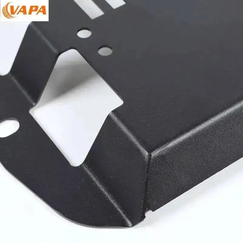 Tailgate Exhaust Cover Plate Spare Tire Exhaust Port License Plate License Plate Holder fit for Jeep Wrangler JK JL 2007-2017