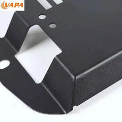 Tailgate Exhaust Cover Plate Spare Tire Exhaust Port License Plate License Plate Holder fit for Jeep Wrangler JK JL 2007-2017