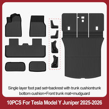 Cargar imagen en el visor de la galería, TPE Floor Mats &amp; Luggage Mat for Tesla Model Y Juniper Premium / Performance (2025+) | All-Weather Set