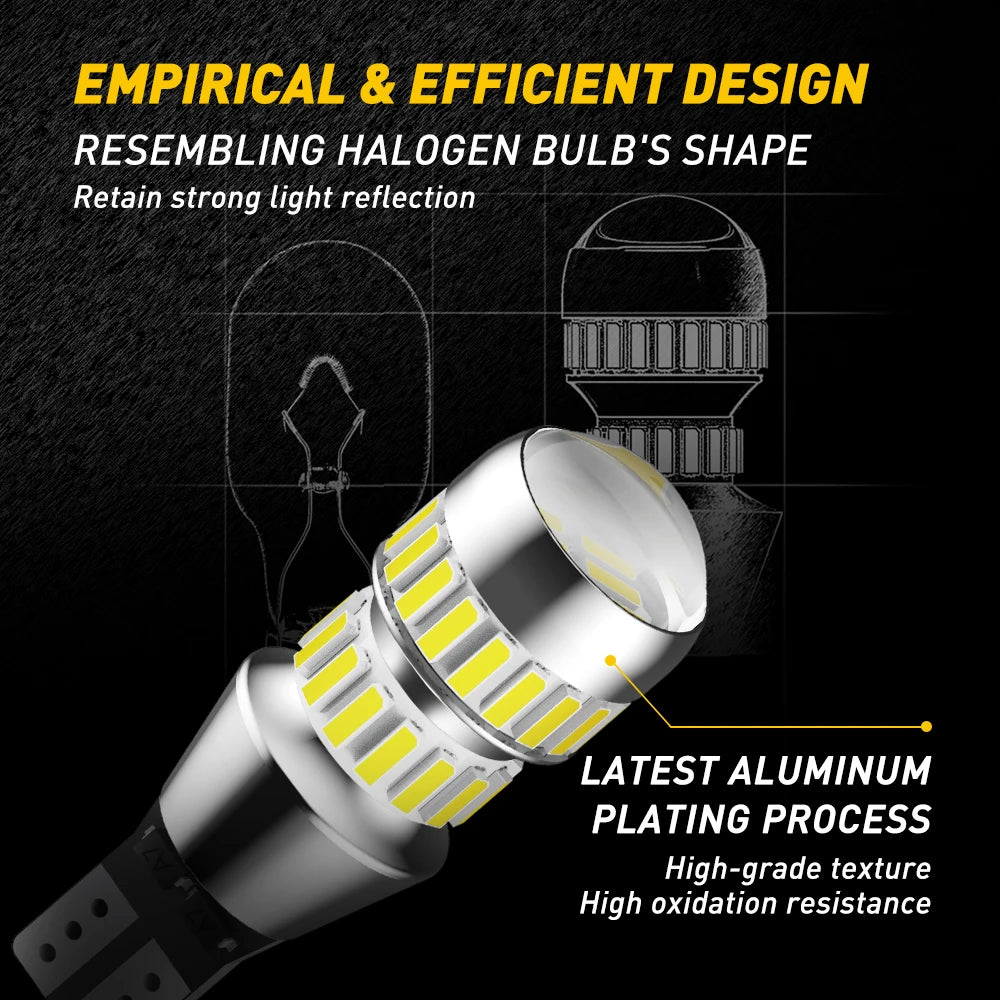 AUXITO T15 W16W 2000LM Canbus LED Bulb | 912 921 Backup Reverse Light