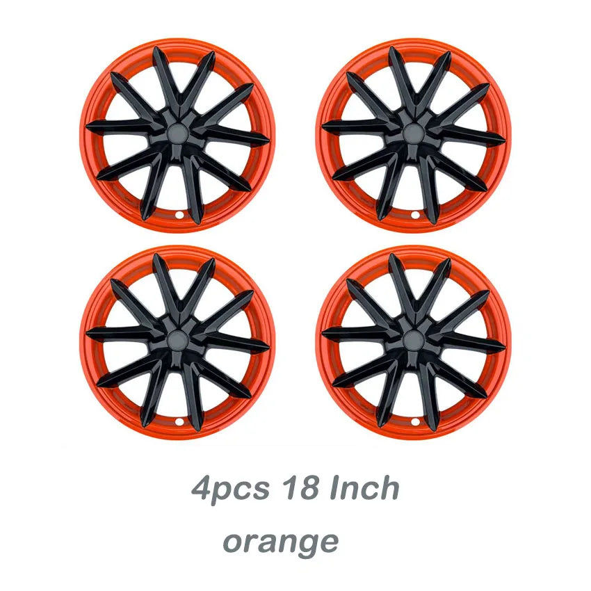 18" Replacement Hub Cap Wheel Covers for Tesla Model 3 (2017–2023) | 4-Piece ABS Set