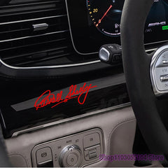 Carroll Shelby Interior & Window Vinyl Decal for Ford Mustang | 2-Piece Sticker