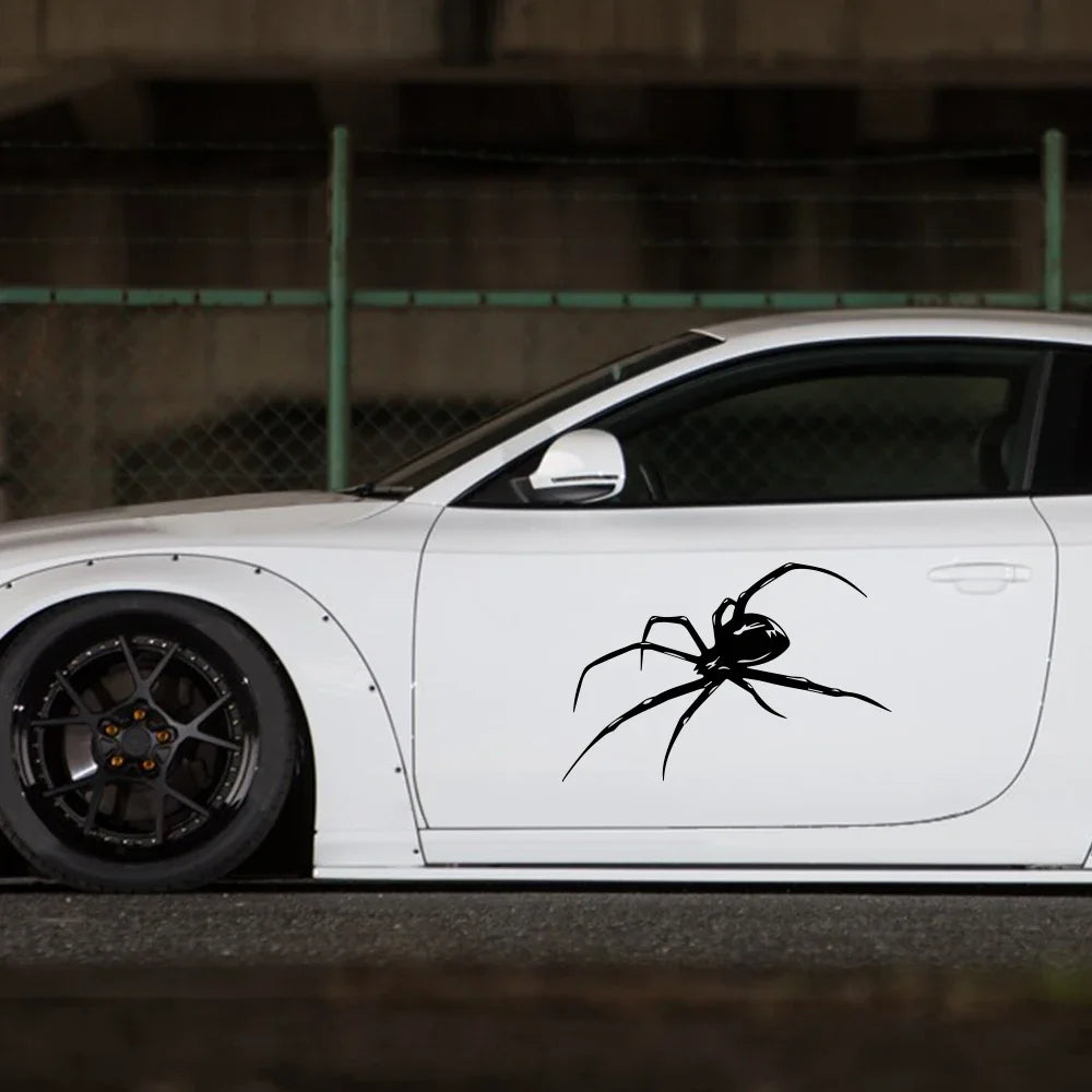 Mysterious Spider Pattern Vinyl Car Sticker | Universal Auto Body Decal