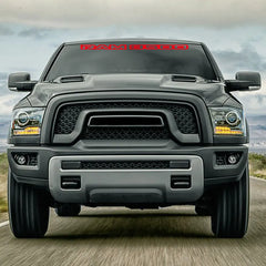 Front Windshield Logo Style Decal for Dodge RAM 1500 / 2500 / 3500 | Vinyl Truck Graphic Cover