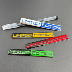 3D Aluminum LIMITED EDITION Emblem Badge Sticker Decal | Universal Car Accessory