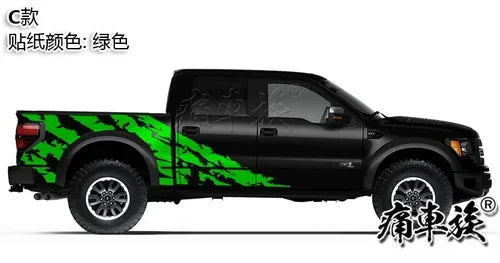 Full-Body Appearance Decoration Vinyl Kit for Ford F-150 Raptor | Custom KK Pickup Wrap