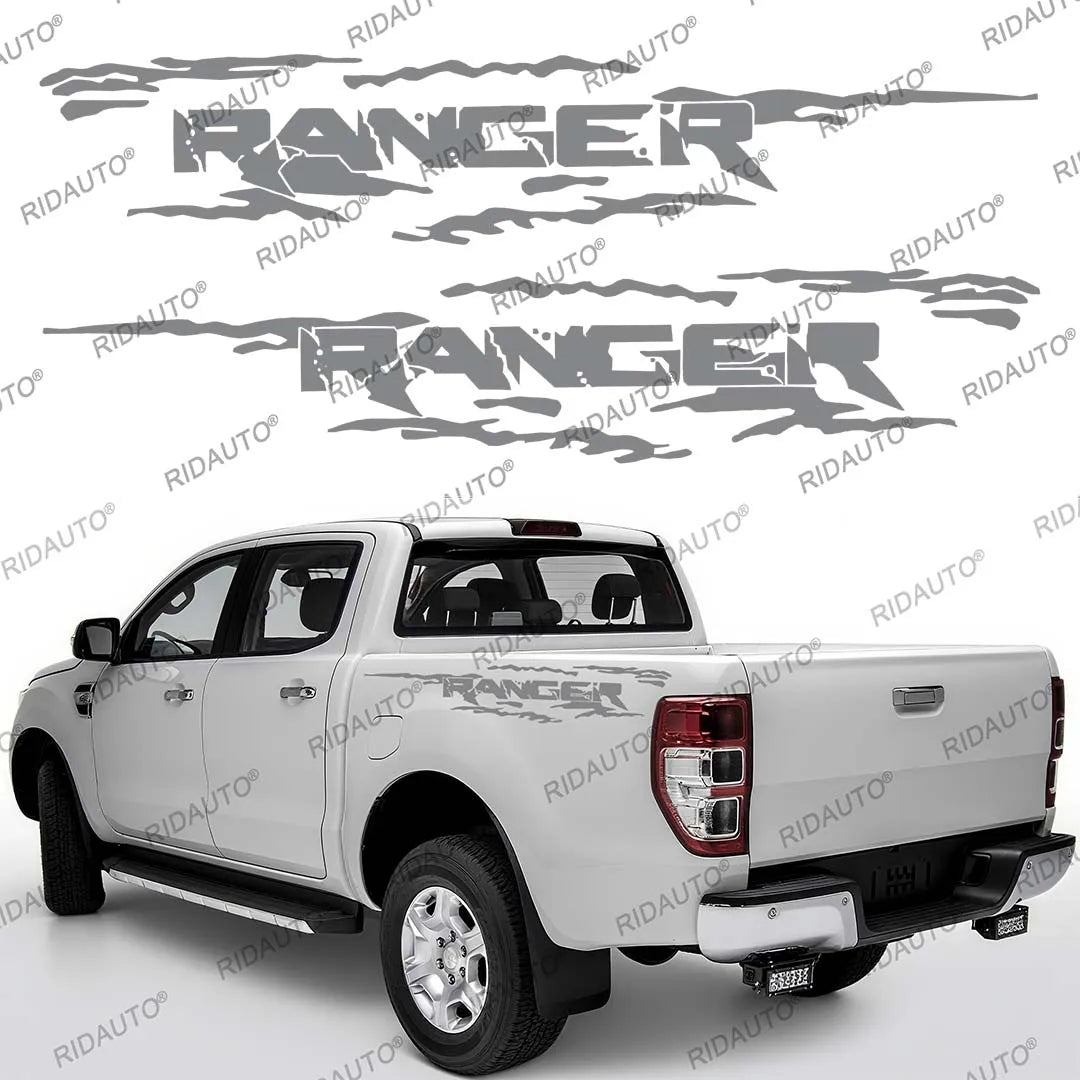 Logo Decal for Ford Ranger Raptor / XLT / XL / Lariat T6-T9 (2012-2025+) | 2-Piece Vinyl