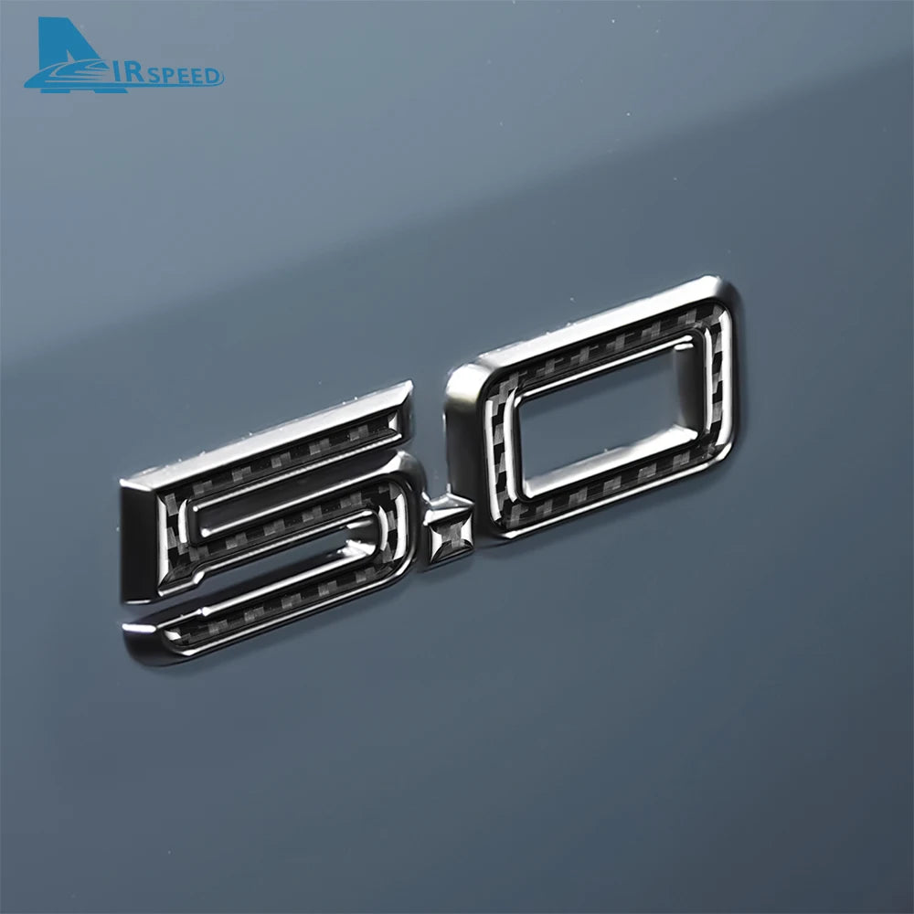 Real Soft Carbon Fiber Rear Panel Trim for Ford Mustang GT (2024-2026) | LHD & RHD