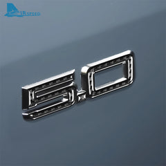 Real Soft Carbon Fiber Rear Panel Trim for Ford Mustang GT (2024-2026) | LHD & RHD