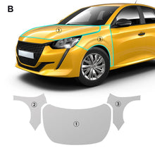 Cargar imagen en el visor de la galería, Precut PPF for Peugeot 208 (2019–2025) | TPU Paint Protection Film Clear Bra