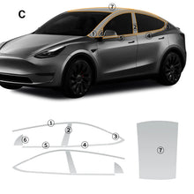 Cargar imagen en el visor de la galería, Precut PPF for Tesla Model Y (2020–2024) | 9-Mil TPU Paint Protection Film Clear Bra
