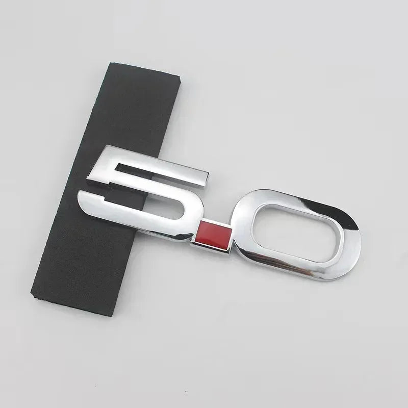 3D Metal 5.0 Logo Rear Trunk Emblem for Ford Mustang GT | Badge Car Sticker