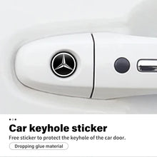 Cargar imagen en el visor de la galería, Door Keyhole Lock Protector Anti-Blocking Decal for Mercedes-Benz | 8-Piece Sticker Set