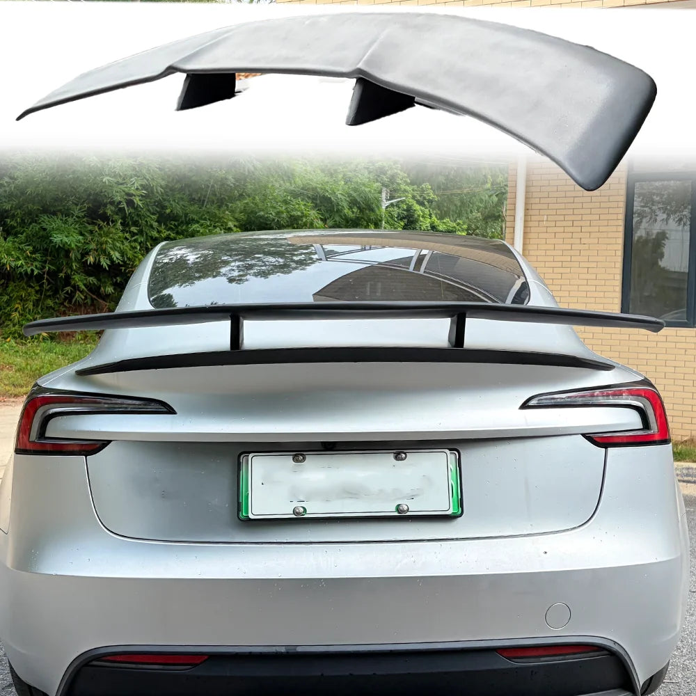 Novitec-Style Rear Trunk Lid Spoiler for Tesla Model 3 (2019–2024) | ABS Luggage Compartment Wing