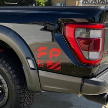 Load image into Gallery viewer, FP Performance USA Flag Bedside Decal for Ford F-150 / F-250 Raptor (Gen 1, 2 &amp; 3) | Vinyl Sticker Pair
