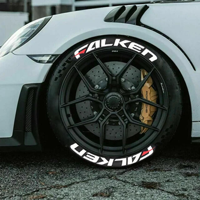 3D PVC Waterproof Tire Letter Stickers | OLPAY Car & Motorcycle