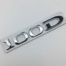 Cargar imagen en el visor de la galería, Rear Boot Trunk Tailgate Emblem Badge for Tesla Model 3 / S / X / Y | 75D 85D 90D 100D Sticker