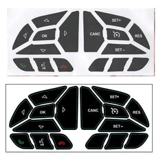 Steering Wheel Button Repair Decal Sticker for Dodge Charger (2016–2023) | 1 Set Restoration Kit