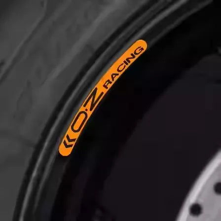 4x Racing Wheel Hub Tire Rim Decoration Sponsor Decal | PVC Sticker