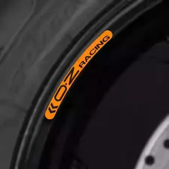 4x Racing Wheel Hub Tire Rim Decoration Sponsor Decal | PVC Sticker