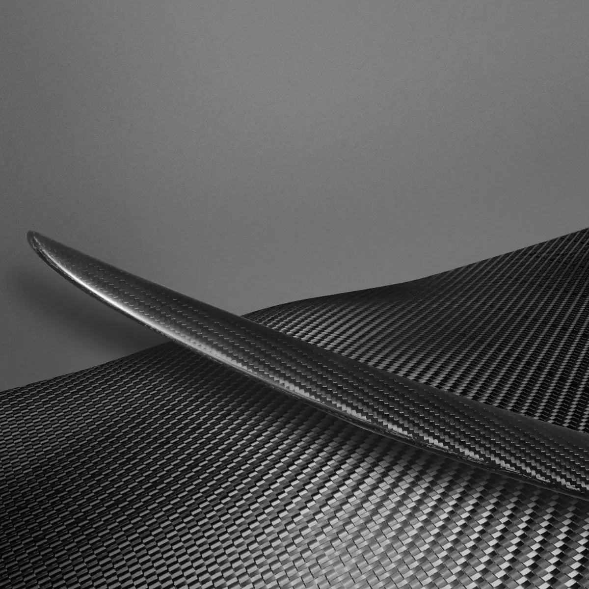 Forged Carbon Grain Rear Trunk Spoiler for Tesla Model 3 Highland (2024) | Gloss & Matte Finish