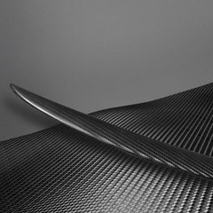 Forged Carbon Grain Rear Trunk Spoiler for Tesla Model 3 Highland (2024) | Gloss & Matte Finish