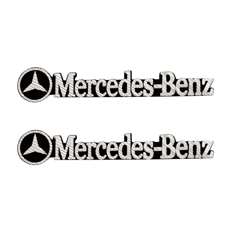 Aluminum AMG Emblem Sticker for Mercedes-Benz W204 / W203 / W211 / W212 / W205 | Car Badge