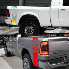 Cargar imagen en el visor de la galería, Dodge RAM Bed Side Graphic Kit – Pickup Truck Vinyl Decal Set (2 Pcs) | 1500, 2500, 3500, Rebel, TRX | 12 Finishes