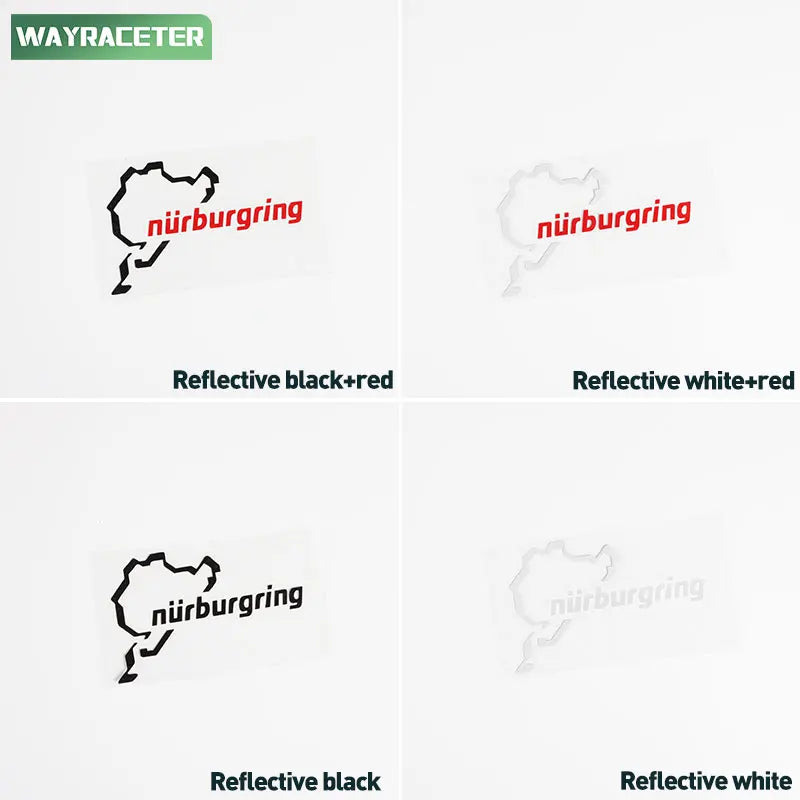 Edition 1 AMG A45 S Nürburgring Reflective Sticker | Wayraceter Window / Trunk Decal
