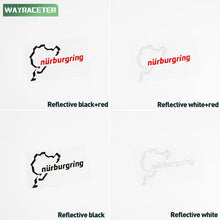 Cargar imagen en el visor de la galería, Edition 1 AMG A45 S Nürburgring Reflective Sticker | Wayraceter Window / Trunk Decal
