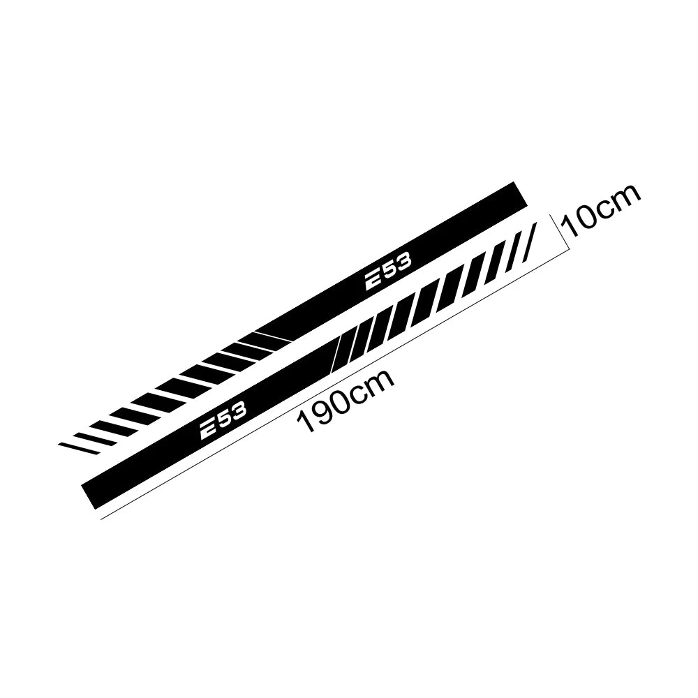 Side Door Body Vinyl Decal for BMW (E28–E93) | Color Change Film Sticker
