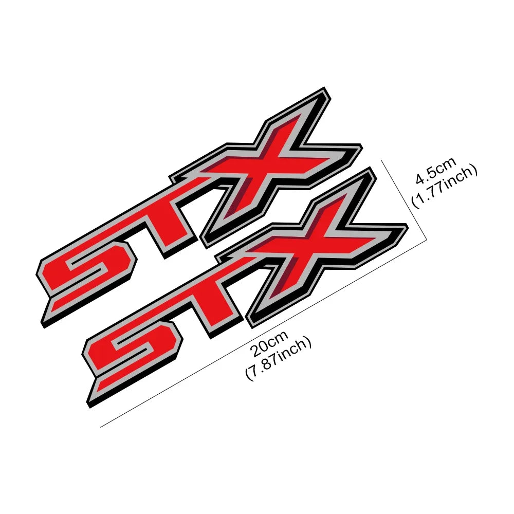 STX Off-Road Vinyl Decal for Ford Ranger / F-150 / F-250 Super Duty | 2-Piece Pickup Tuning Sticker