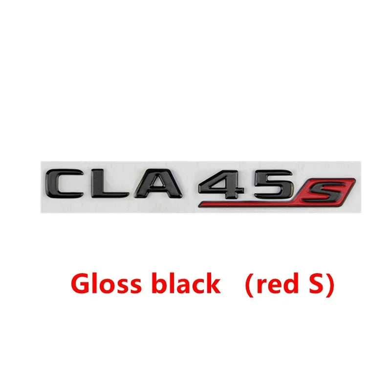 CLA 45S Trunk Emblem Badge Letters for Mercedes-Benz W117 / X117 / C117 / CLA45 | Sticker