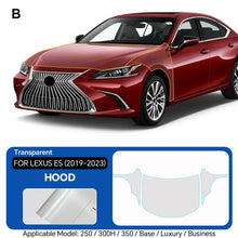 Load image into Gallery viewer, Precut PPF for Lexus ES 250 / 300h / 350 (2019–2023) | TPU Paint Protection Film Clear Bra