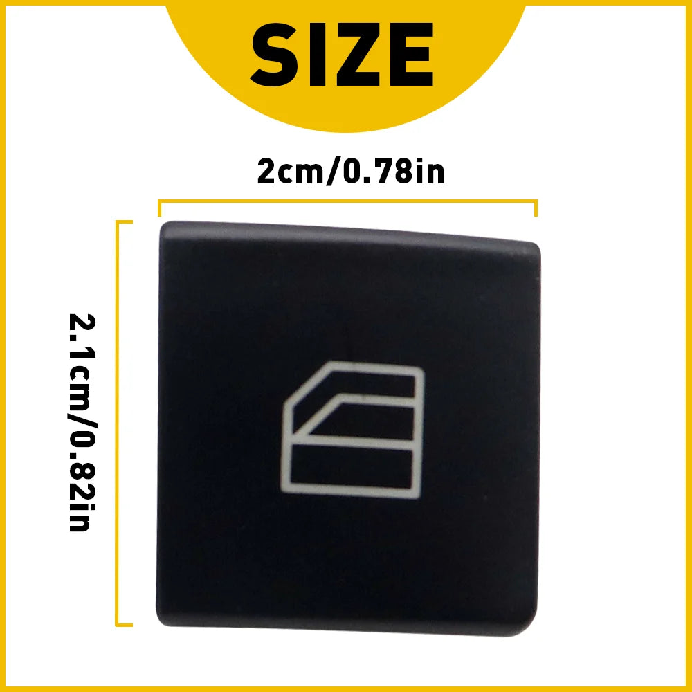 Window Switch Button Cover Cap for Mercedes-Benz W204/W212/W463 | 4-Piece