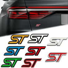 Load image into Gallery viewer, 3D Metal ST Badge | Body &amp; Trunk Emblem for Ford Everest / Fiesta / Ecosport / Focus