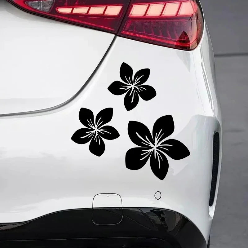 Flower Graphics Car Stickers - Multi-Size (6