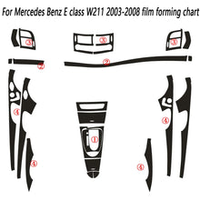 Cargar imagen en el visor de la galería, Carbon Fiber Interior Center Console Color Change Moulding Sticker | Mercedes-Benz AMG