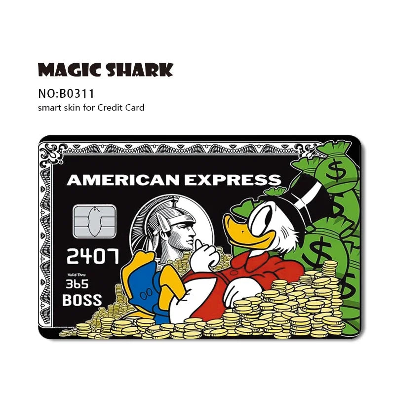 High-Quality Credit Card Skins – Batman, Blockbuster, and Pokémon Themes