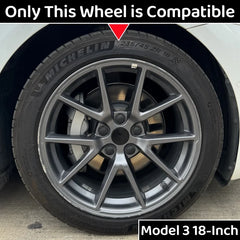 18" High Performance Replacement Hub Cap for Tesla Model Y (2020–2024) | 4-Piece Wheel Cover
