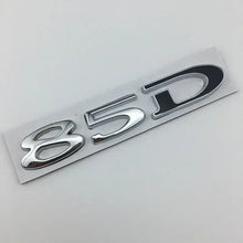 Cargar imagen en el visor de la galería, Rear Boot Trunk Tailgate Emblem Badge for Tesla Model 3 / S / X / Y | 75D 85D 90D 100D Sticker