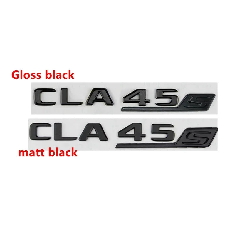 CLA 45S Trunk Emblem Badge Letters for Mercedes-Benz W117 / X117 / C117 / CLA45 | Sticker