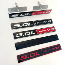 Cargar imagen en el visor de la galería, 3D Metal 5.0 COYOTE V8 Rear Trunk / Fender Emblem Badge Sticker | Ford Car Accessory